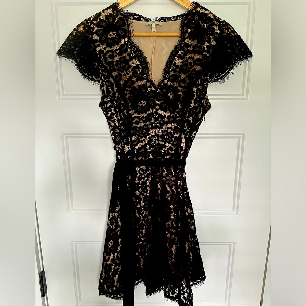 Joie, lace dress, fully lined, size 2